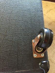 DIY Marshall 1960a caster closeup